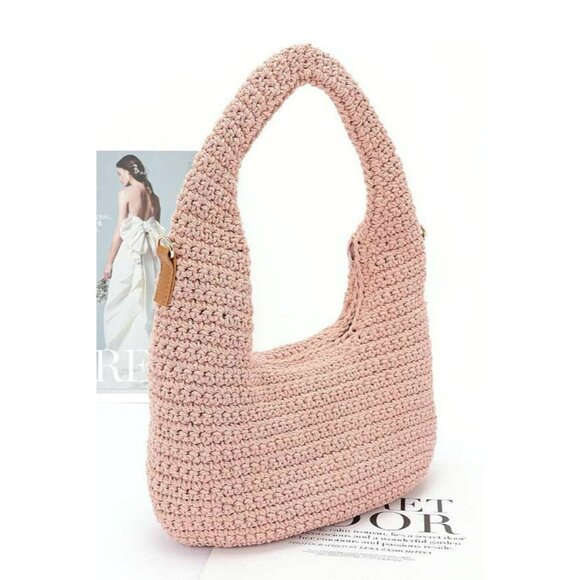 Cotton Woven Summer Hobo Bag - Picture 4 of 8